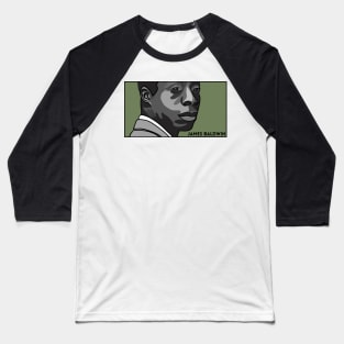 Portrait of James Baldwin Baseball T-Shirt